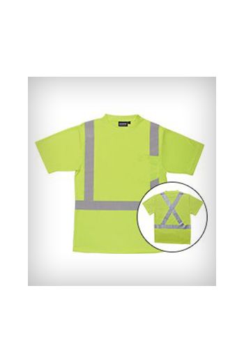 ANSI Class 2 Short Sleeve Mesh T-Shirt (X Back)